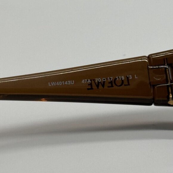 NEW LW40143U 47A LOEWE SUNGLASSES BROWN GREY UNISEX EYEWEAR LOEWE - Picture 10 of 12
